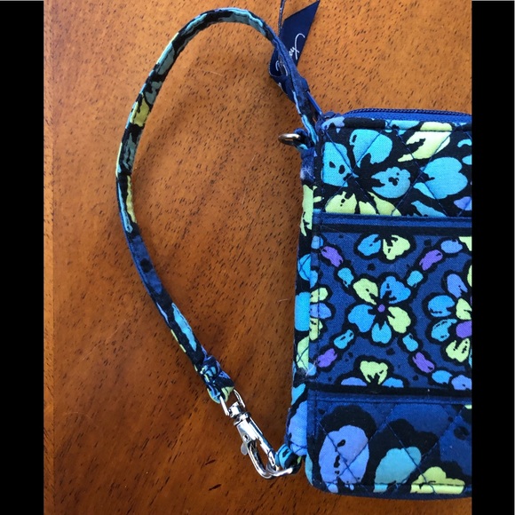 Vera Bradley blue wristlet - Picture 7 of 9